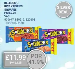 Bestway KELLOGG'S RICE KRISPIES SQUARES offer