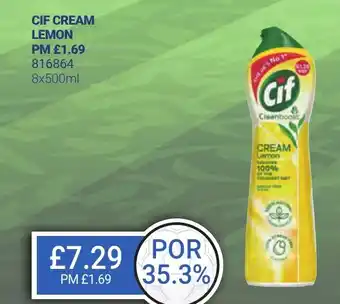 Bestway CIF CREAM LEMON offer