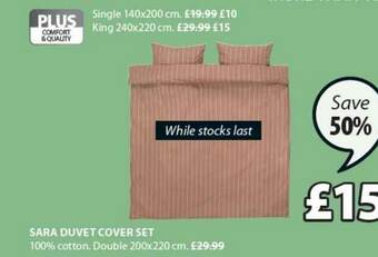 JYSK Sara Duvet Cover Set offer