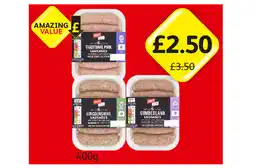 Londis View Jack's Sausages Traditional Pork, Lincolnshire, Cumberland offer