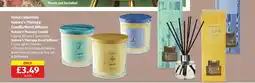 Aldi Hotel Collection Nature's Therapy Candle/Reed Diffuser Nature's Therapy Candle offer