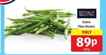 Aldi Extra Fine Beans offer
