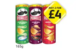 Londis View Pringles Sour Cream & Onion, Texas BBQ Sauce, Original offer