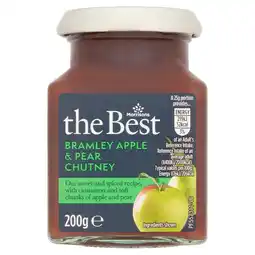 Morrisons Morrisons The Best Bramley Apple & Pear Chutney offer