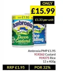 Musgrave MarketPlace Ambrosia offer