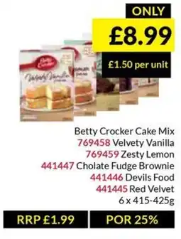 Musgrave MarketPlace Betty Crocker Cake Mix offer