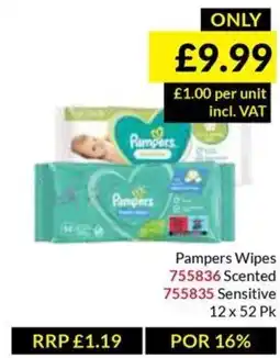 Musgrave MarketPlace Pampers Wipes offer