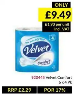 Musgrave MarketPlace Velvet Comfort offer