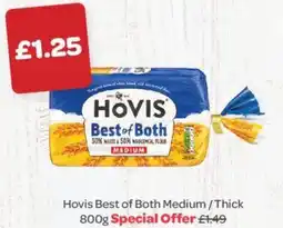 Spar Hovis Best of Both Medium / Thick 800g offer