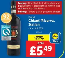Lidl Chianti Riserva, Italian offer