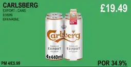 Bestway CARLSBERG offer
