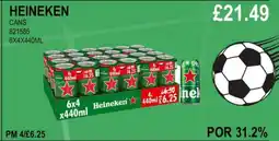 Bestway HEINEKEN CANS offer