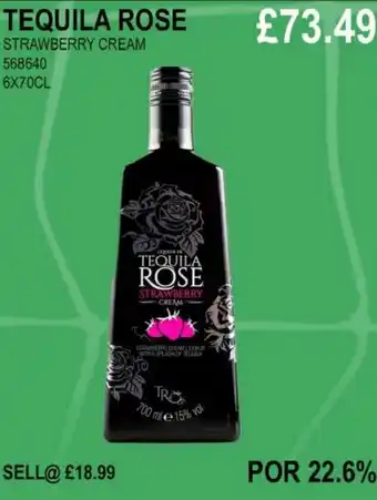 Bestway TEQUILA ROSE STRAWBERRY CREAM offer