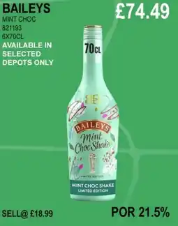 Bestway BAILEYS MINT CHOC offer