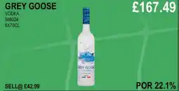 Bestway GREY GOOSE VODKA offer