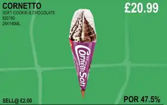 Bestway CORNETTO SOFT COOKIE & CHOCOLATE offer