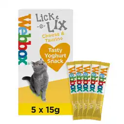 Morrisons Webbox Lick-E-Lix Yoghurt With Cheese & Taurine offer