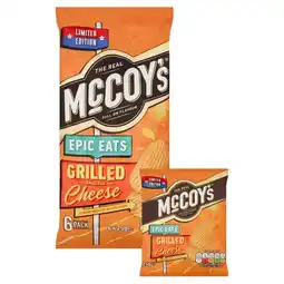 Morrisons McCoy's Epic Eats Grilled Cheese Multipack Crisps offer