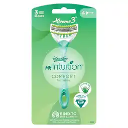 Morrisons Wilkinson Sword Intuition Comfort Sensitive Xtreme 3 offer