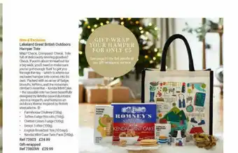 Lakeland Lakeland Great British Outdoors Hamper Tote offer
