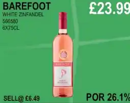 Bestway BAREFOOT WHITE ZINFANDEL offer