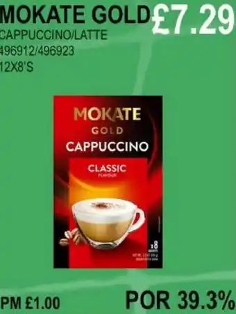 Bestway MOKATE GOLD CAPPUCCINO/LATTE offer