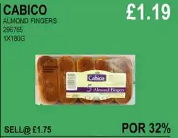 Bestway CABICO ALMOND FINGERS offer