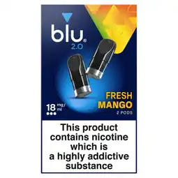 Morrisons Blu 2.0 Fresh Mango Vape Pods 18mg/ml offer