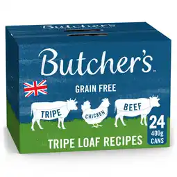Asda Butcher's Tripe Loaf Recipes Grain Free Adult Dog Food Tins offer