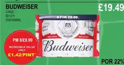 Bestway BUDWEISER CANS offer