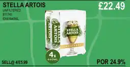 Bestway STELLA ARTOIS UNFILTERED offer