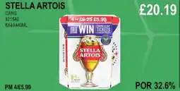 Bestway STELLA ARTOIS CANS offer