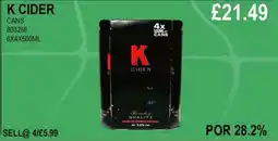 Bestway K CIDER CANS offer