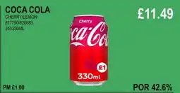 Bestway COCA COLA CHERRY/LEMON offer