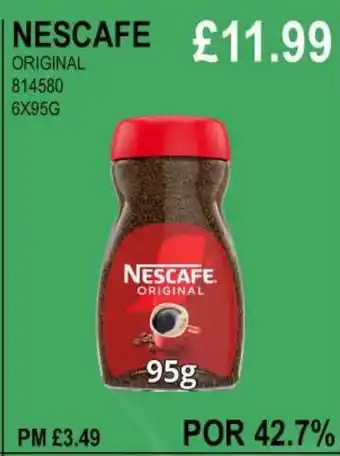 Bestway NESCAFE ORIGINAL offer