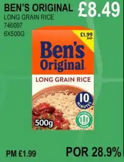 Bestway BEN'S ORIGINAL LONG GRAIN RICE offer