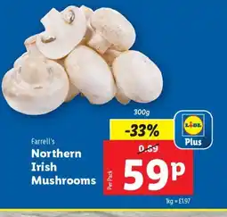 Lidl Farrell's Northern Irish Mushrooms offer
