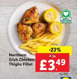 Lidl Northern Irish Chicken Thighs Fillet offer