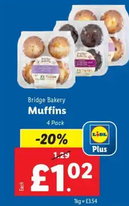 Lidl Bridge Bakery Muffins offer