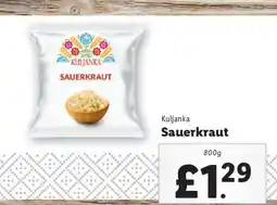 Lidl Kuljanka Sauerkraut offer