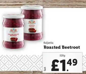 Lidl Kuljanka Roasted Beetroot offer