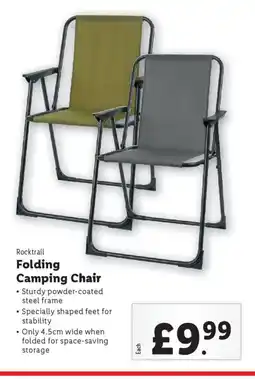 Lidl Folding Camping Chair offer