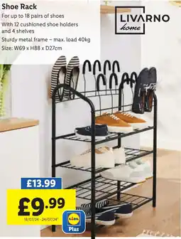 Lidl Shoe Rack offer