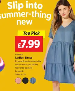 Lidl ESMARA Ladies' Dress offer