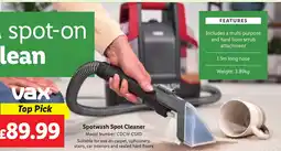 Lidl Spotwash Spot Cleaner offer