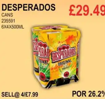 Bestway DESPERADOS CANS offer