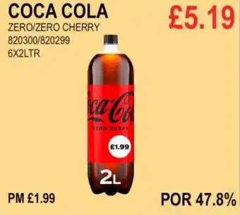 Bestway COCA COLA ZERO/ZERO CHERRY offer