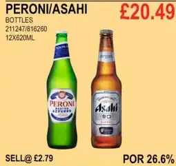 Bestway PERONI/ASAHI BOTTLES offer