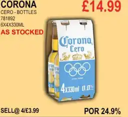 Bestway CORONA CERO - BOTTLES offer