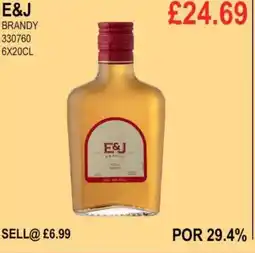Bestway E&J BRANDY offer